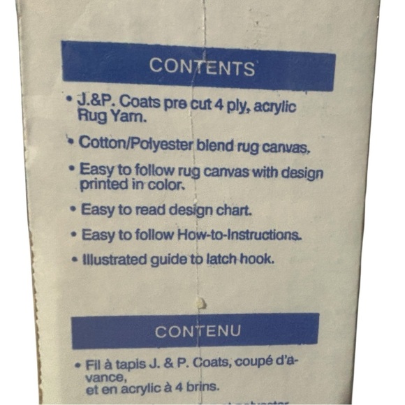 Happy Charlie Brown PEANUTS J & P Coats Latch Hook Kit Sealed 50th Anniversary - Picture 4 of 6